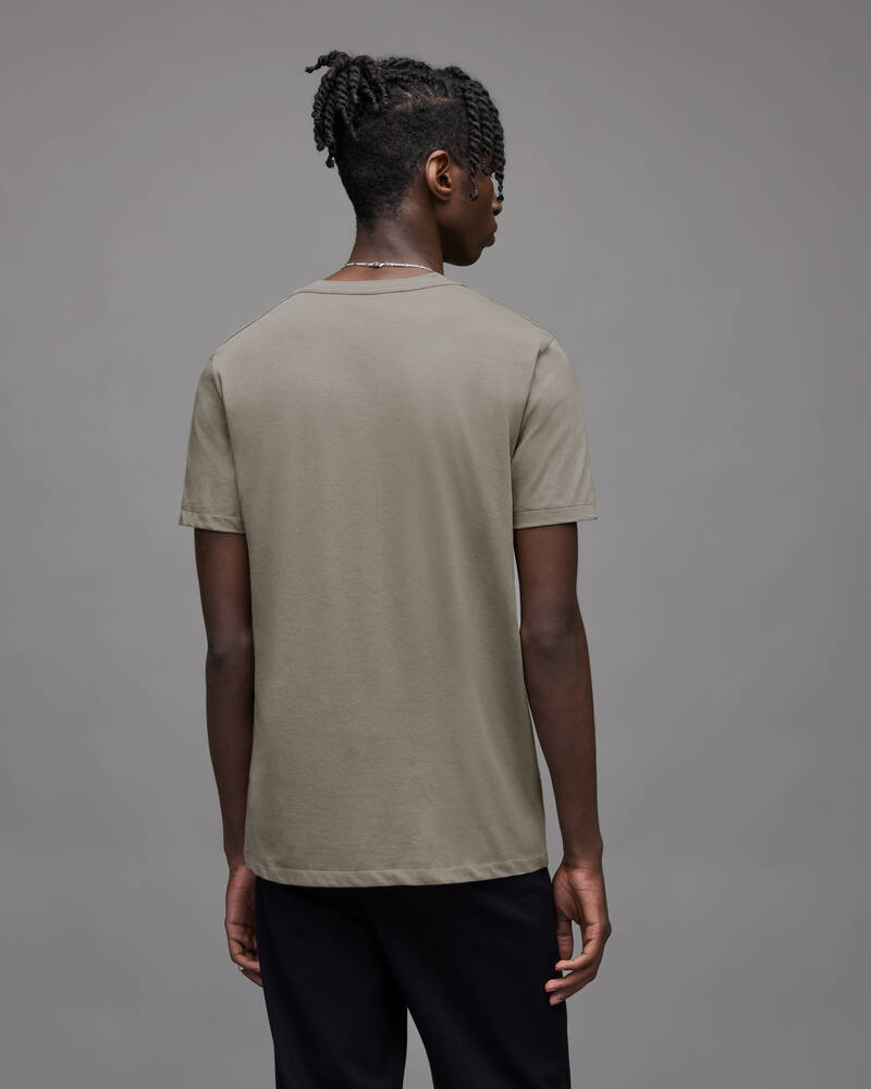 Allsaints Tonic Crew Men's T Shirts Grey | RPQVEO032